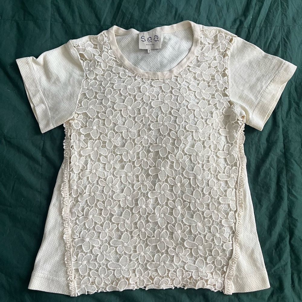 Sea New York Lace Top in IVORY